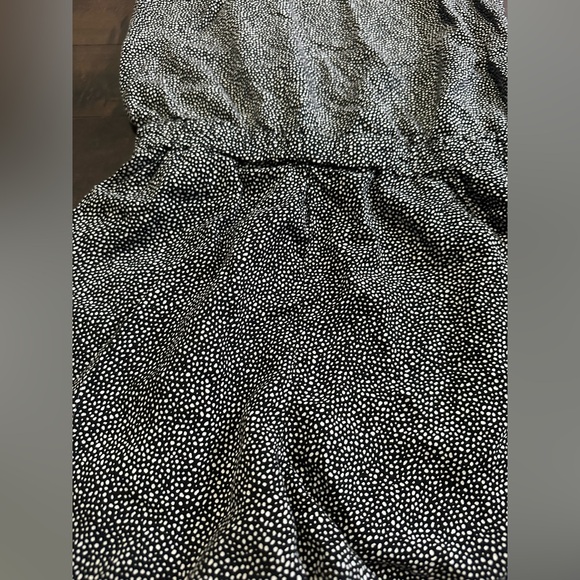 Vera Moda Black & White Polka Dot Romper - Size Small - Picture 2 of 9